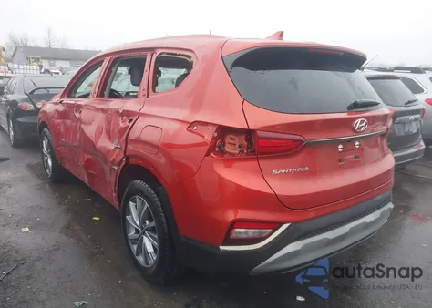 2019 Hyundai Santa Fe Ultimate z USA, uszkodzony, nr VIN 5NMS5CAD2KH129549